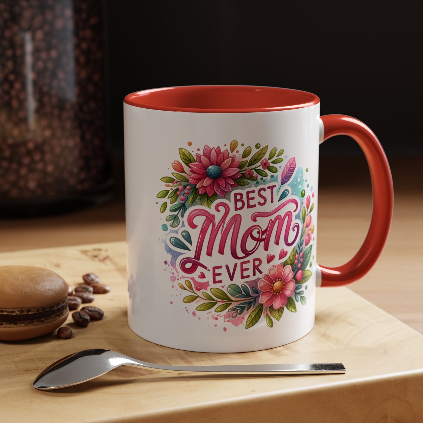 Mother's Day Mug - Best Mom Ever Floral