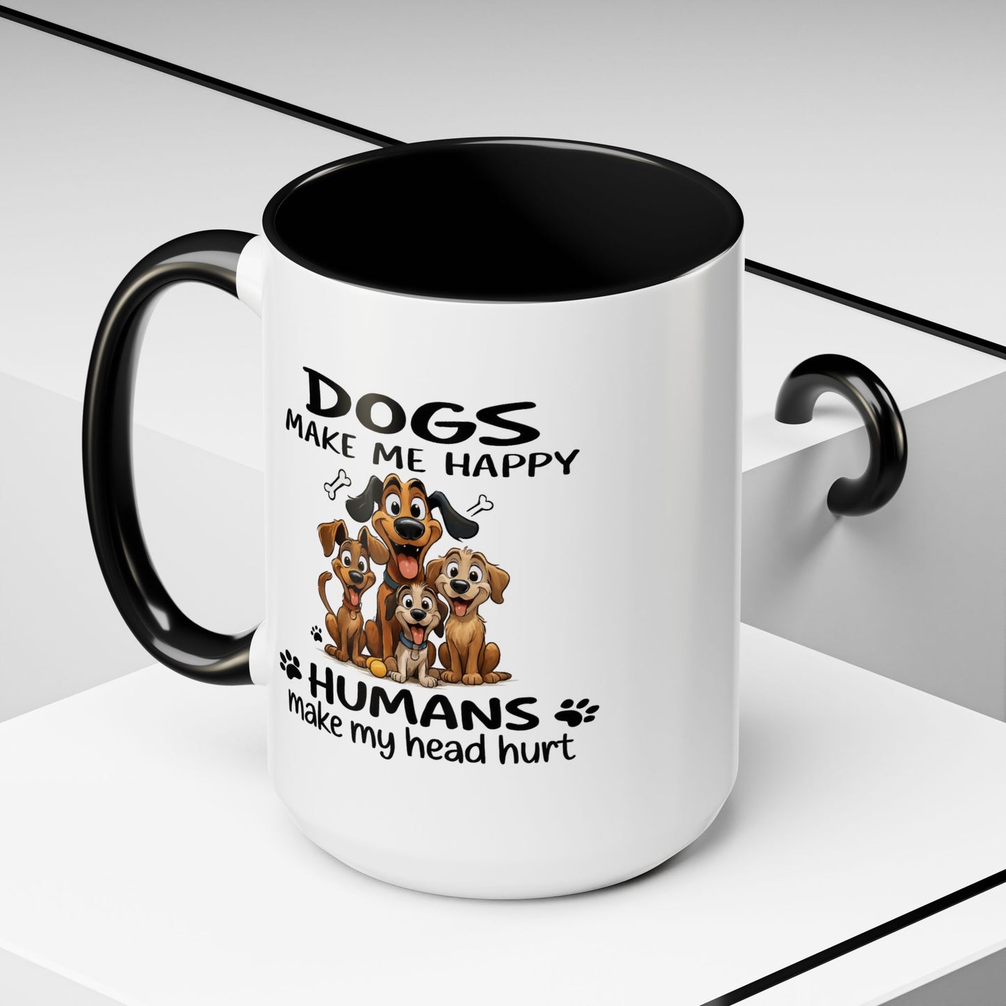 Animal Mug - Dogs Make Me Happy