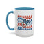 4th of July Mug - America peace Sign