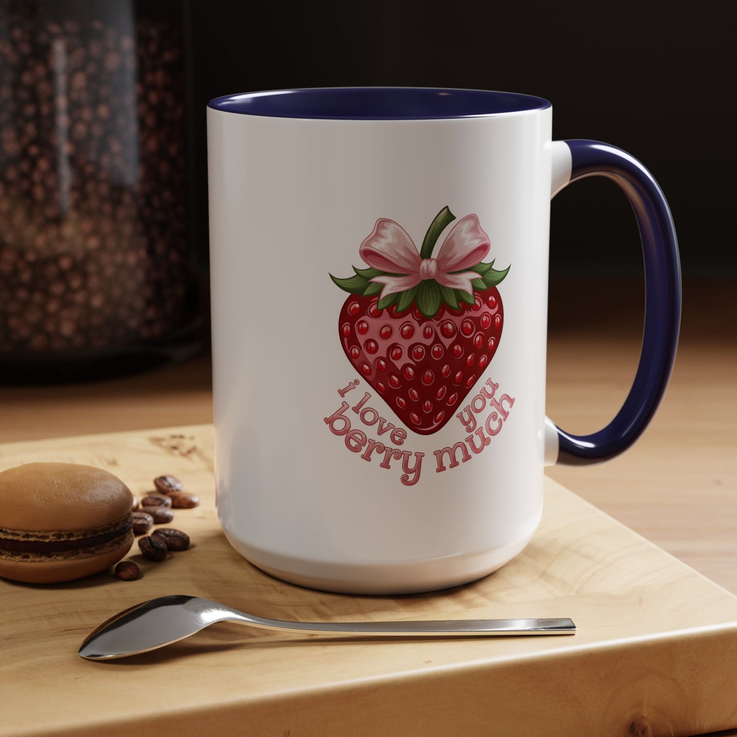 Valentine's Day Mug - I Love You Strawberry