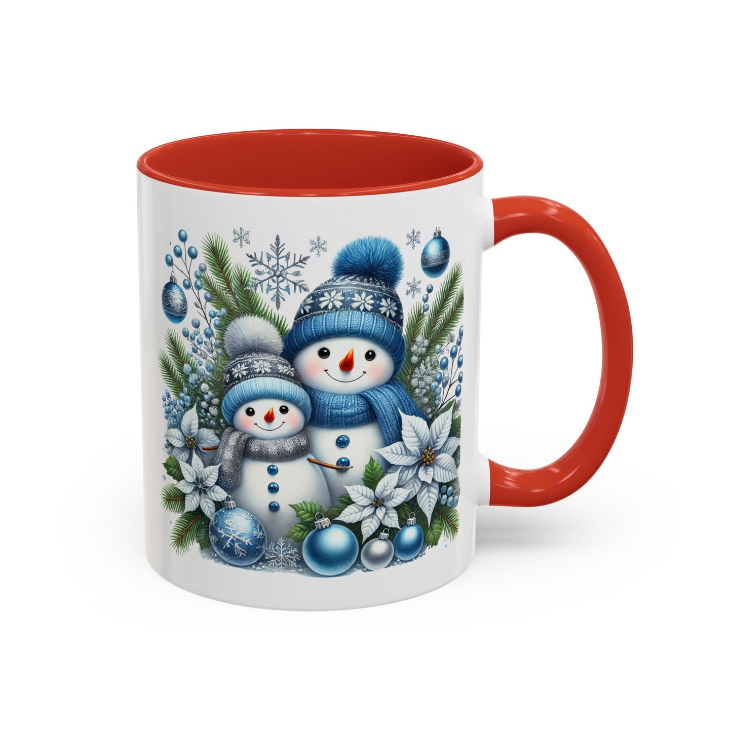 Christmas Mug - Blue Snowman Child