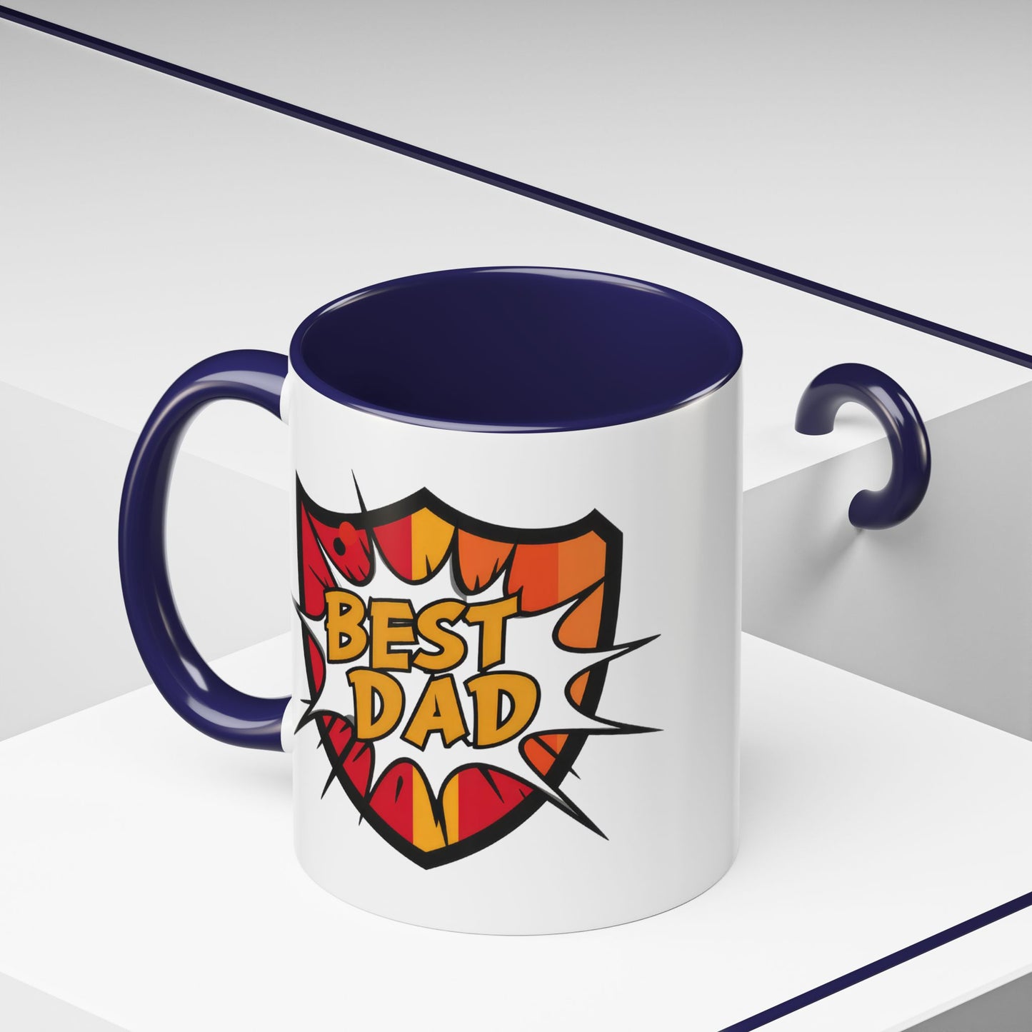 Father's Day Mug - Best Dad Shield