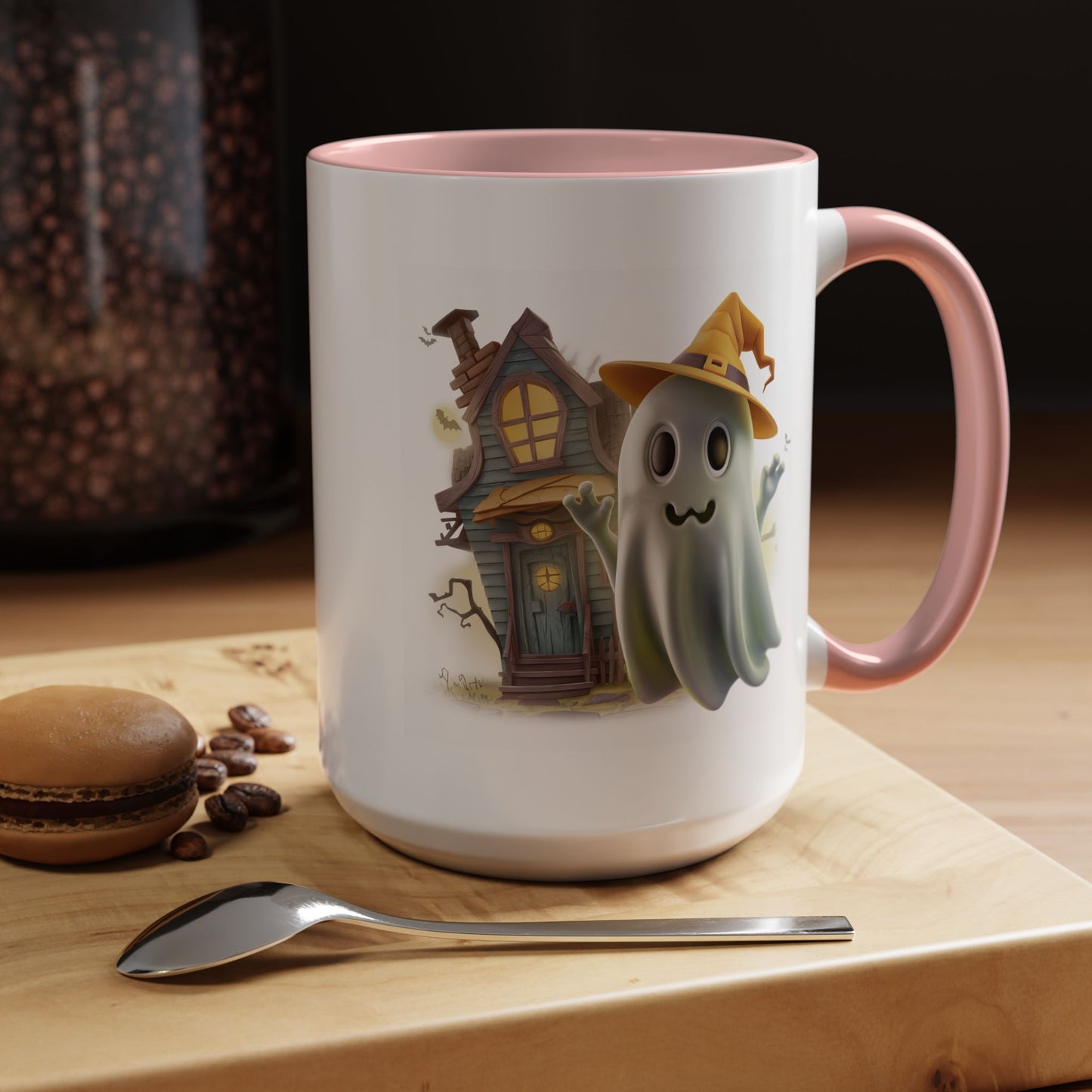 Halloween Mug - Spooky Ghost House
