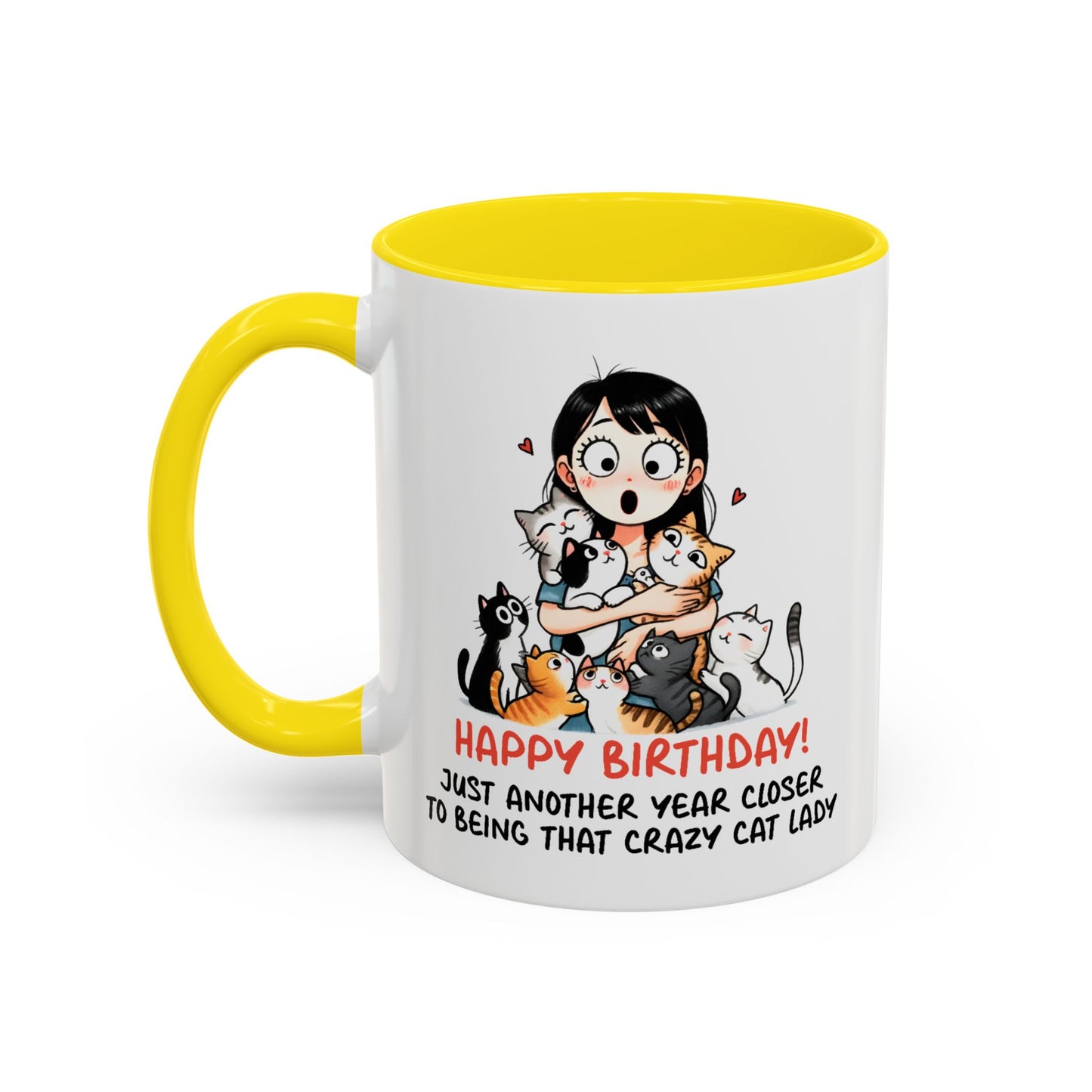 Birthday Mug - Crazy Cat Lady