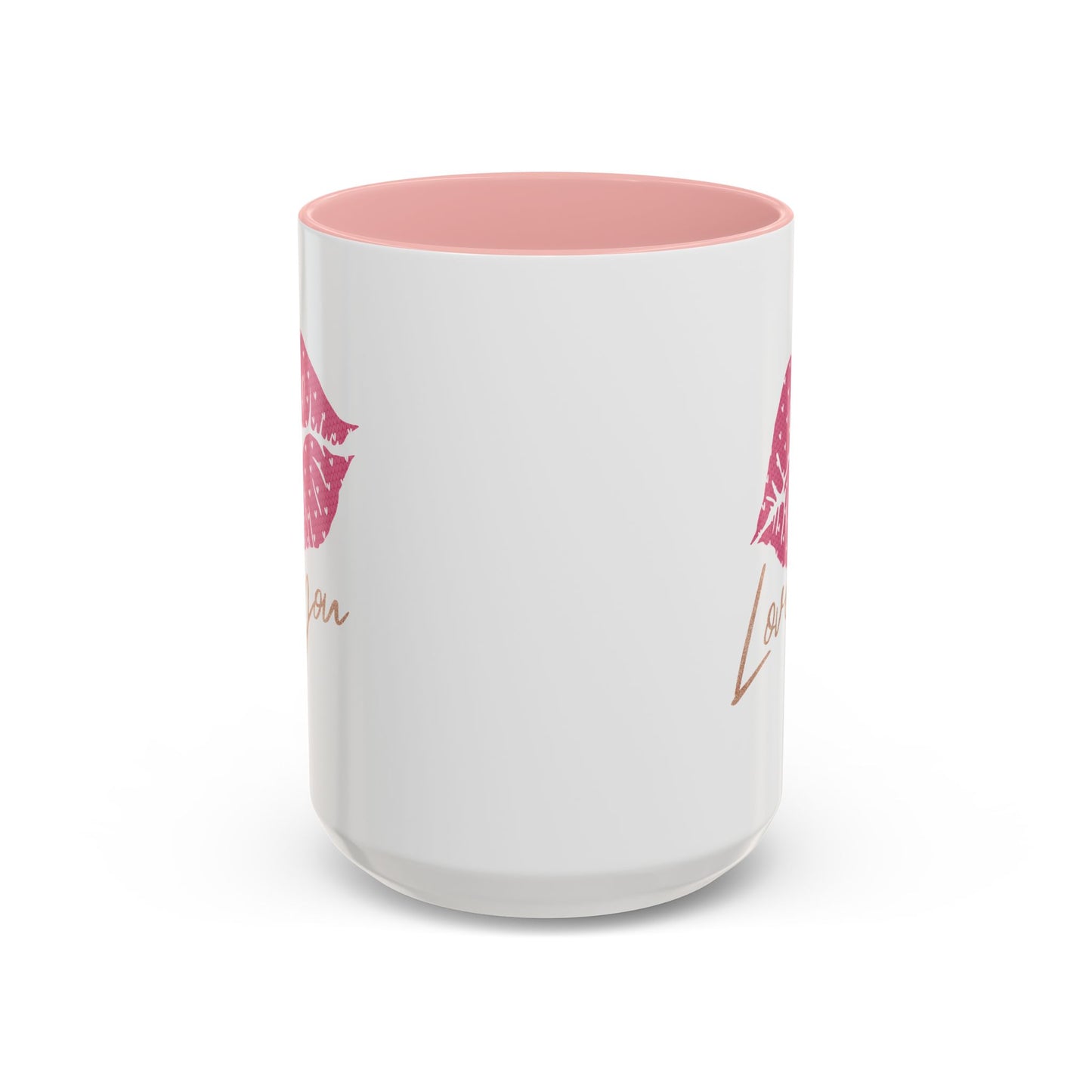 Valentine's Day Mug - Love You Lips Kiss