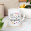 Wellness Mug - Think Positive Flowers