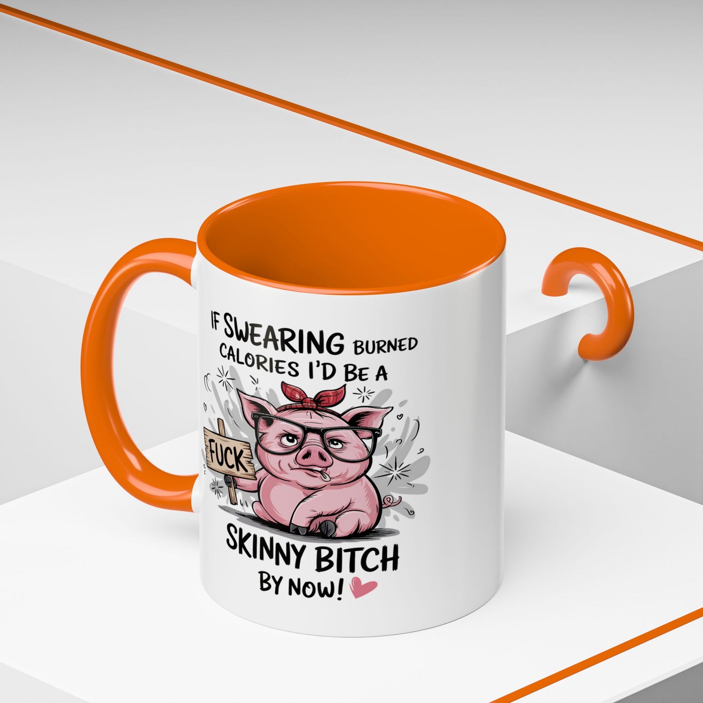 Adult Mug - If Swearing Burned Calories