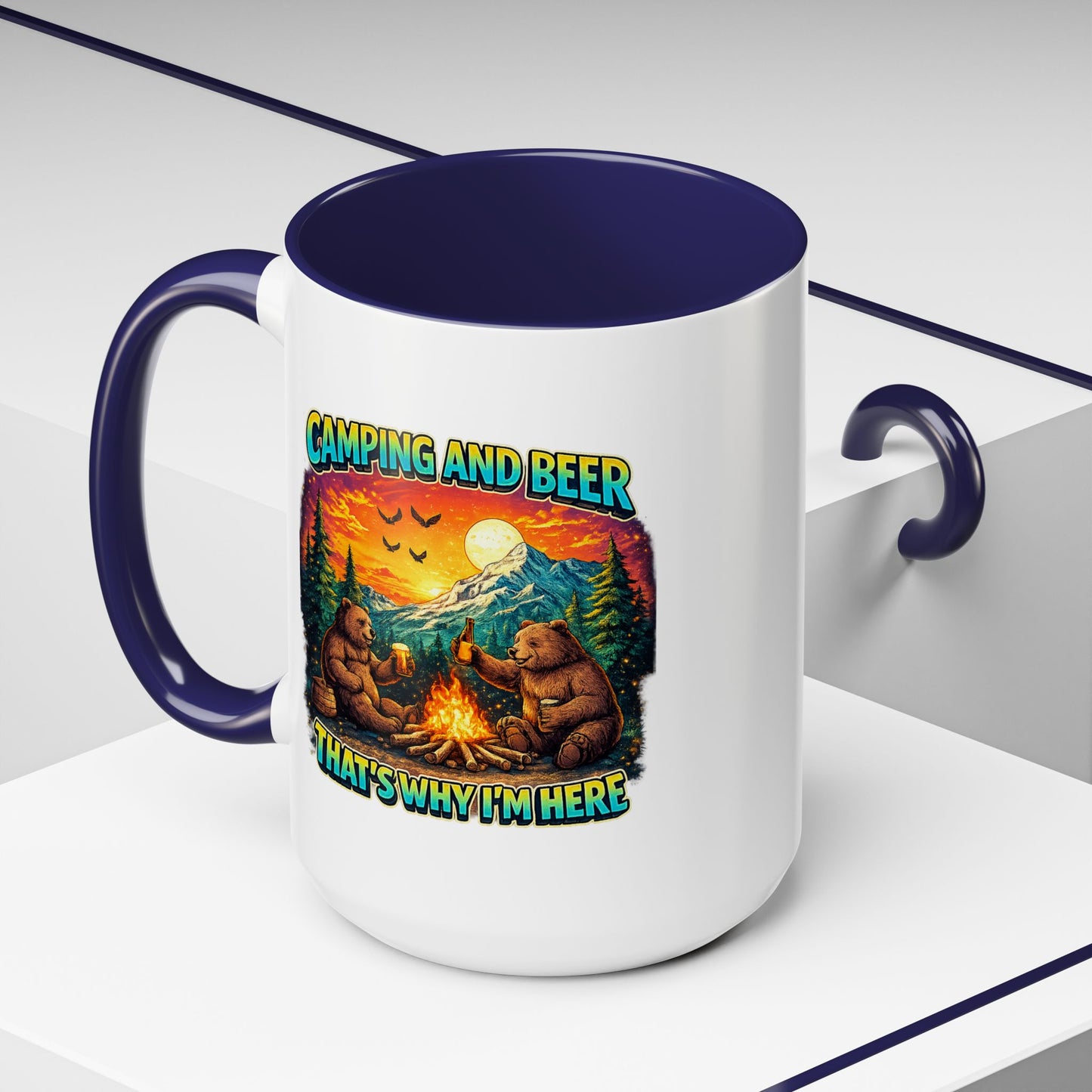 Humor Mug - Camping and Beer