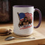 4th of July Mug - Bigfoot USA Flag