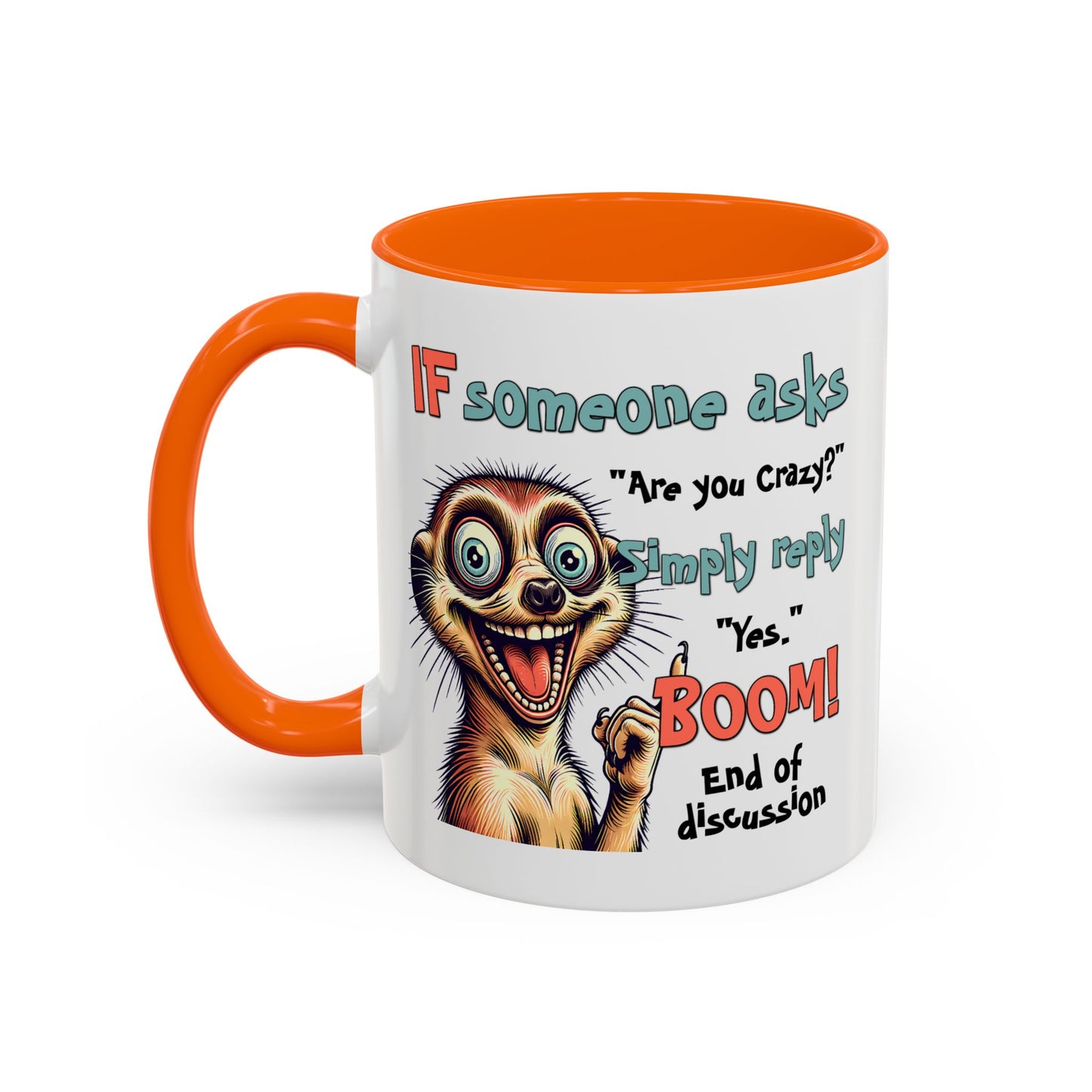 Humor Mug - If Someone Asks Are You Crazy