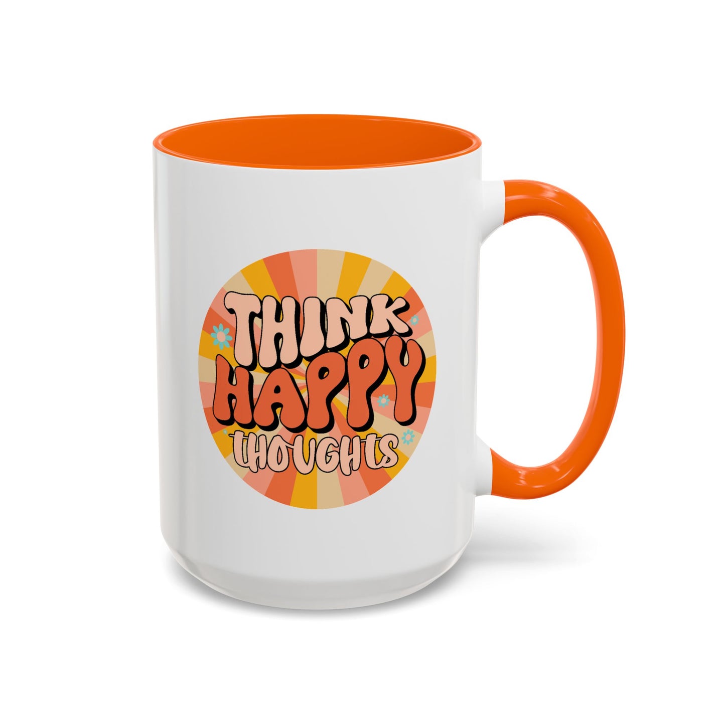 Wellness Mug - Think Happy Thoughts Hippie