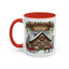 Christmas Mug - Reindeer Barn Sleigh Reindeer
