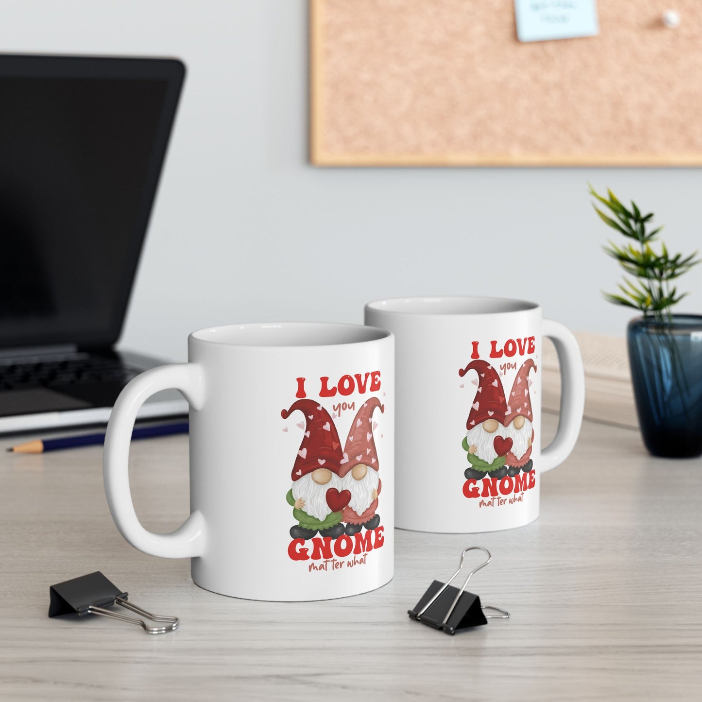 Valentine's Day Mug - I Love You Gnome