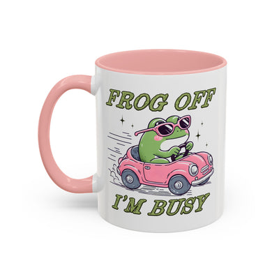 Humor Mug - Frog Off I'm Busy