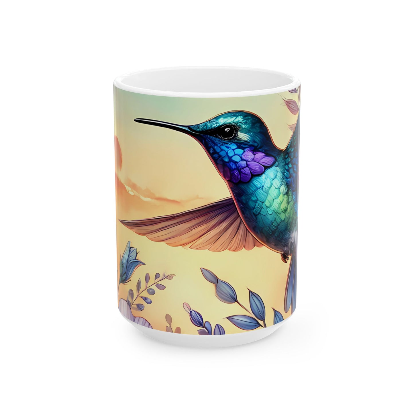 Artistic Mug - Colorful Hummingbird