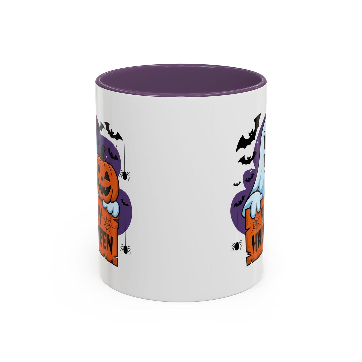 Halloween Mug - Winking Ghost With Pumpkin