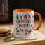 Christmas Mug - Merry Christmas Red White & Green Text Collage