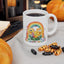 Wellness Mug - Think Happy Thoughts Rainbow Flowers