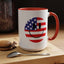 4th of July Mug - America Smiley Face