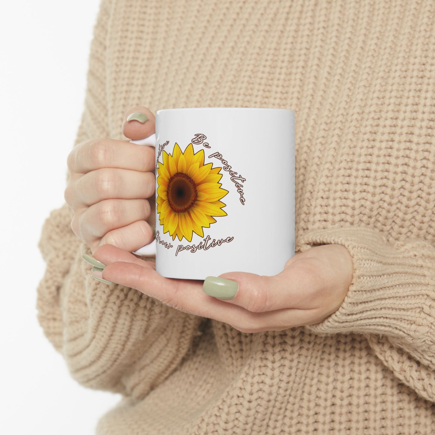 Wellness Mug - Think Positive Be Positive Grow Positive
