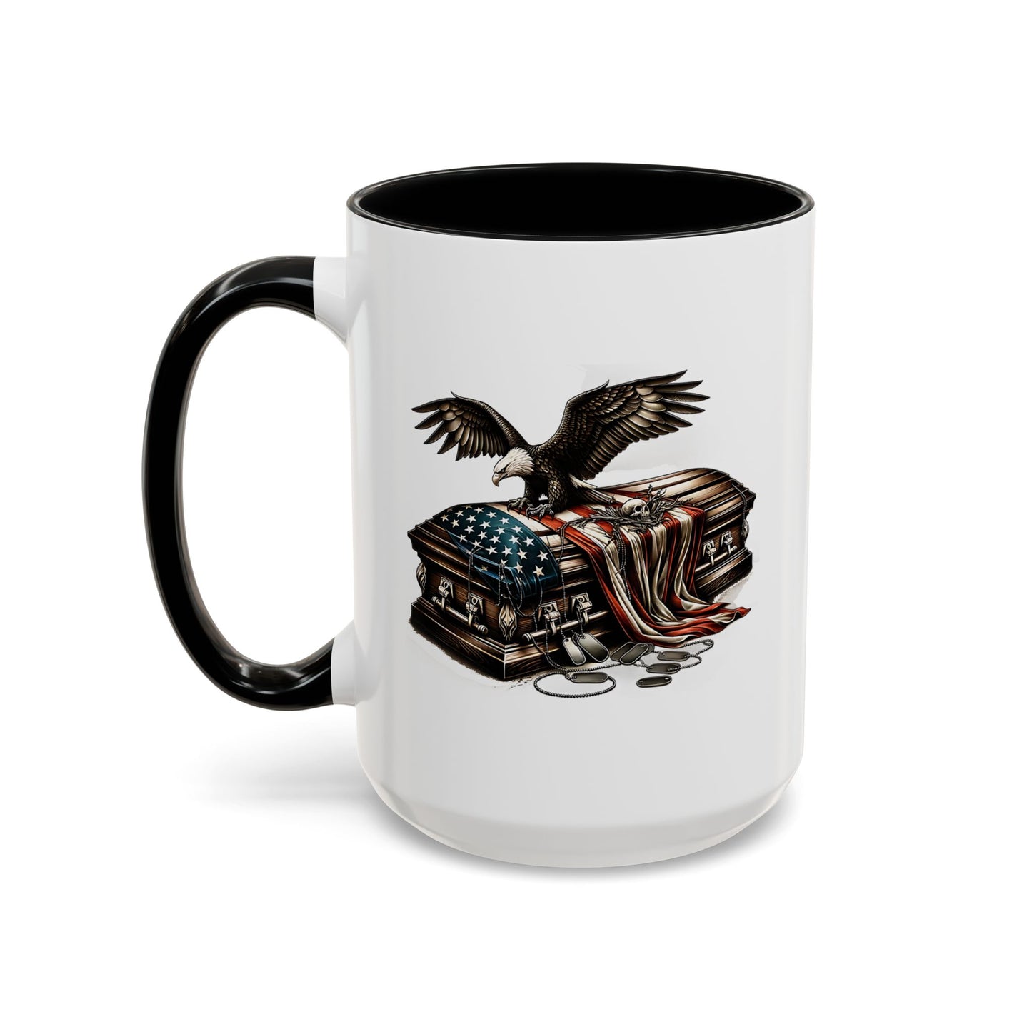 4th of July Mug - American Bald Eagle Fallen Soldier