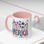 4th of July Mug - Floral America Patriotic