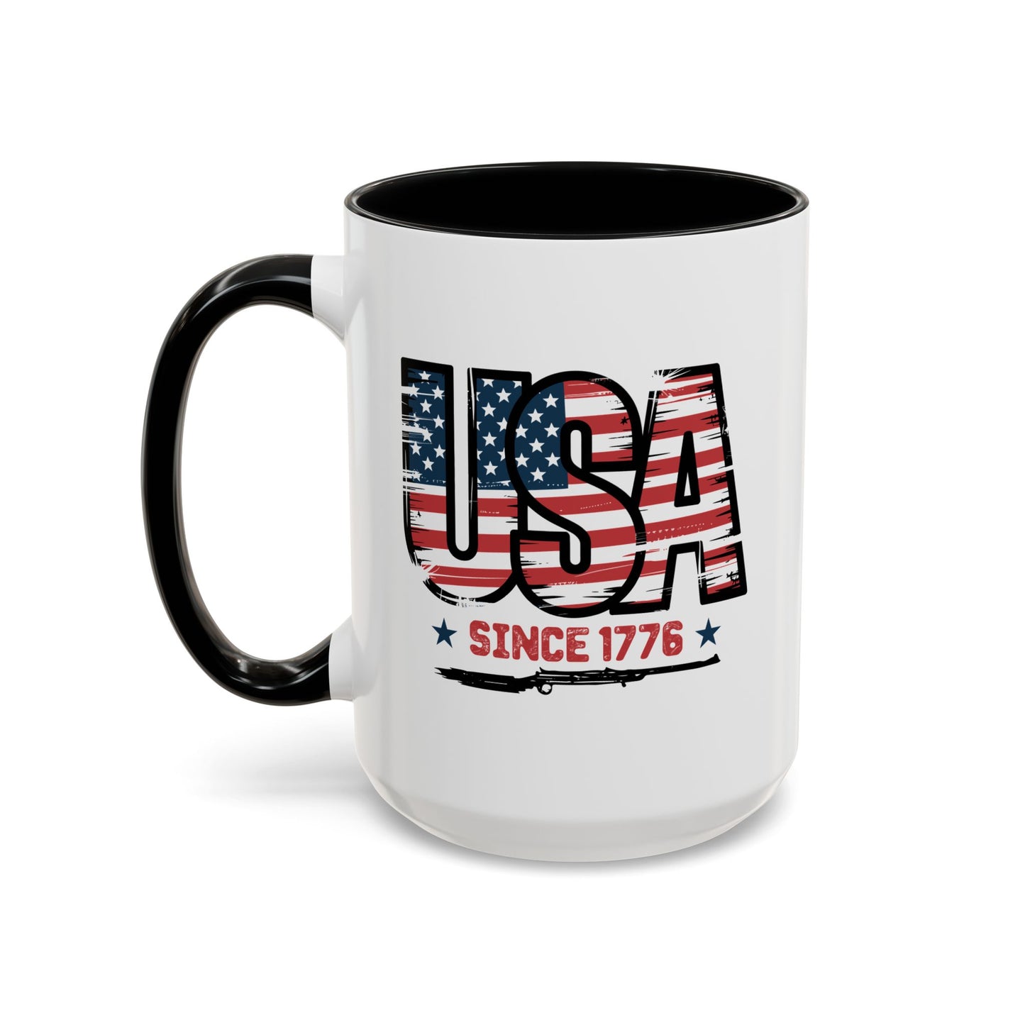 4th of July Mug - USA Since 1776 Gun