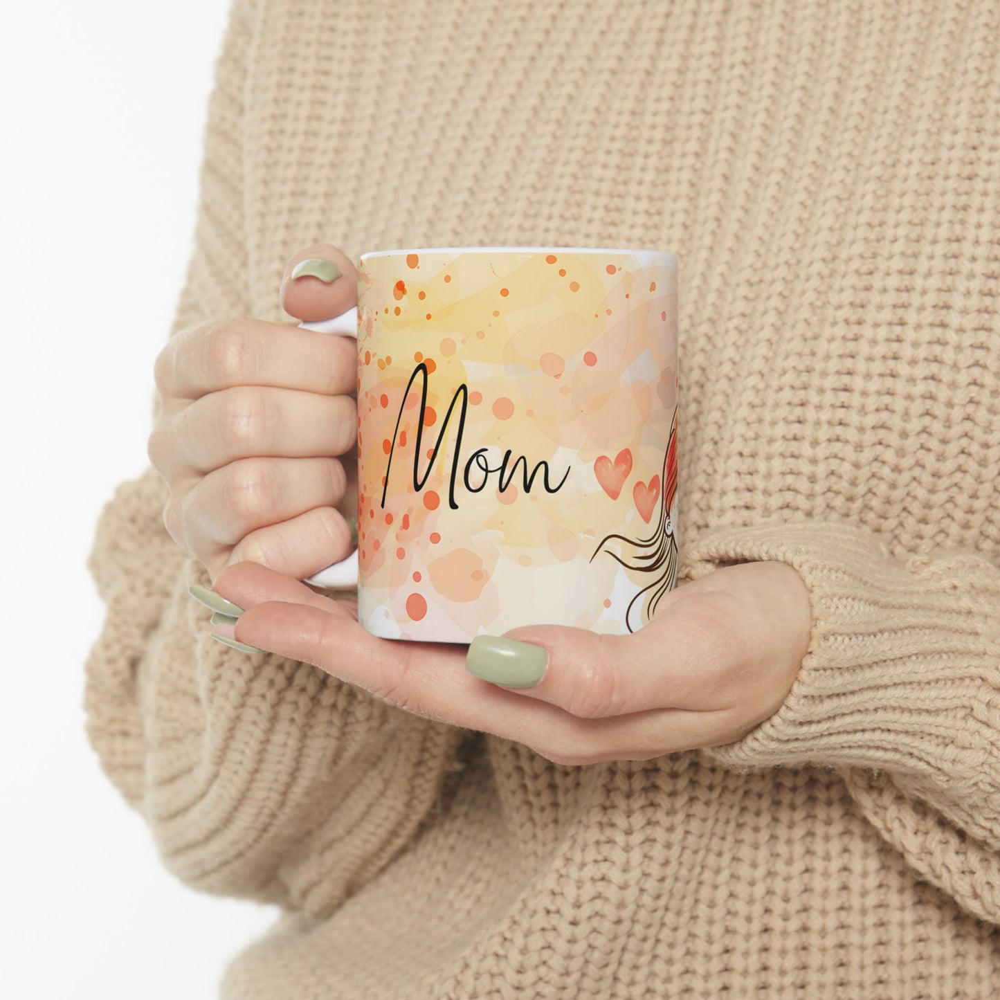 Mother's Day Mug - Mom & Daughter Embrace