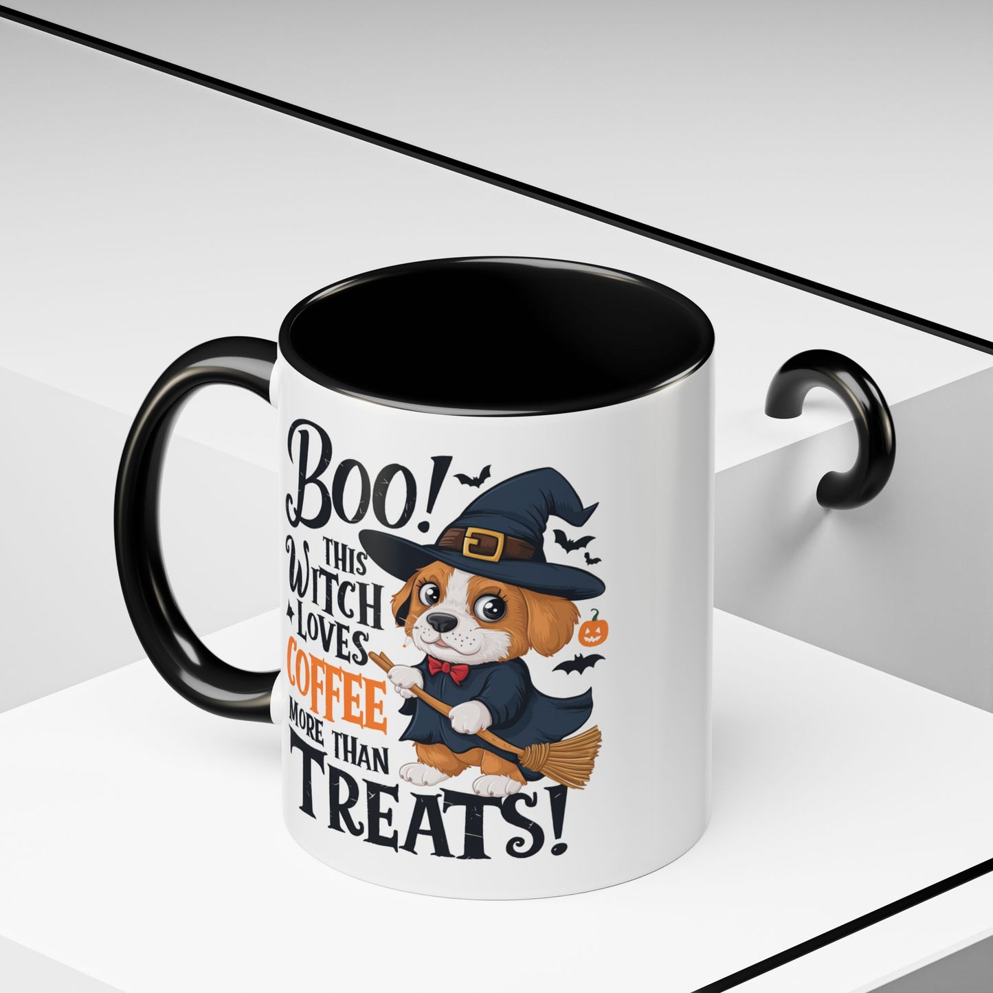 Halloween Mug - Puppy Witch
