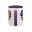 4th of July Mug - Heart American Flag