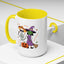 Halloween Mug - Skeleton & Witch