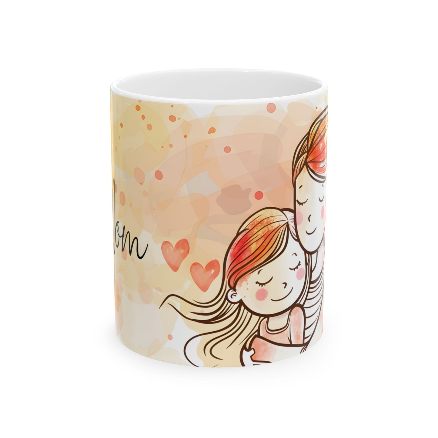 Mother's Day Mug - Mom & Daughter Embrace