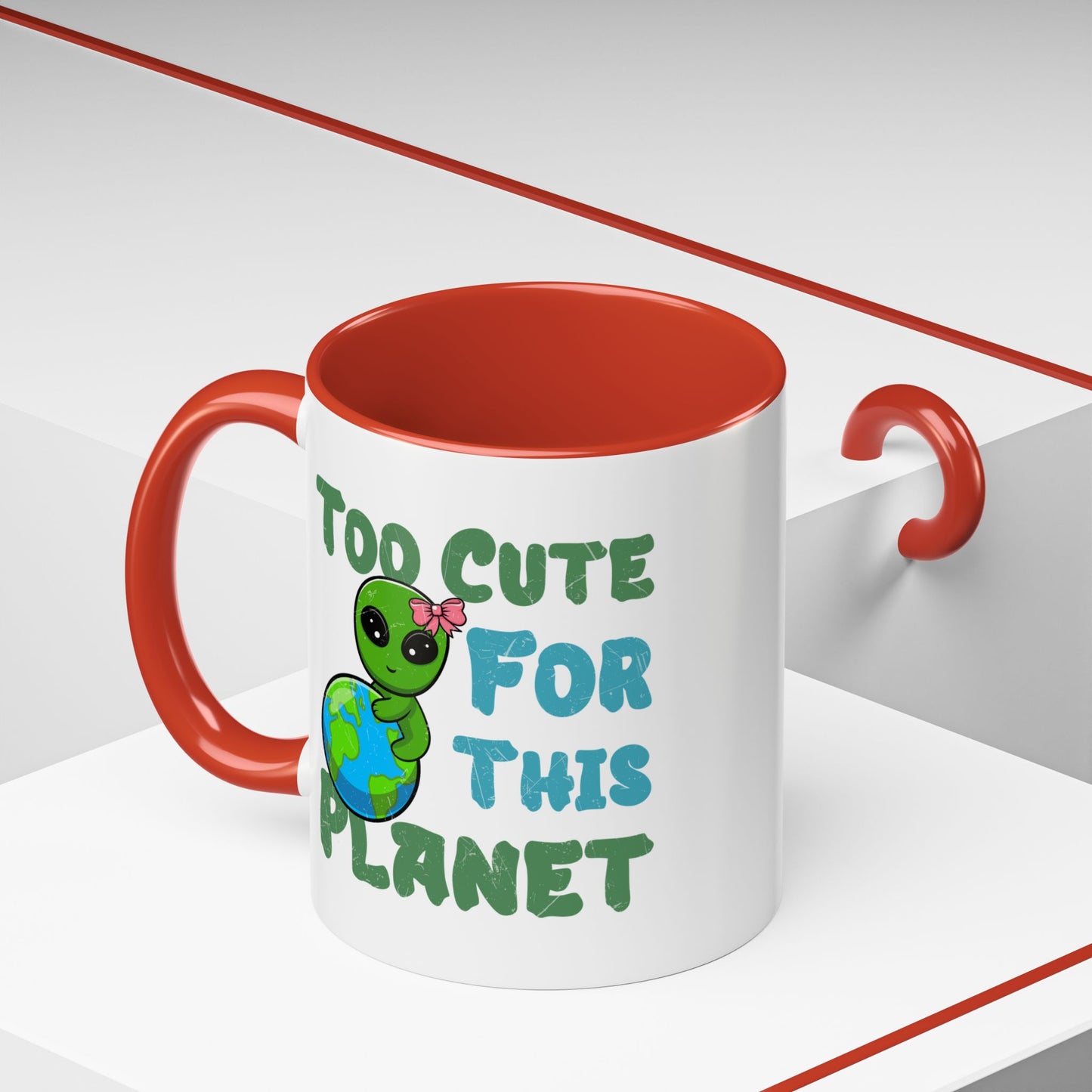 Alien Mug - Too Cute For This Planet