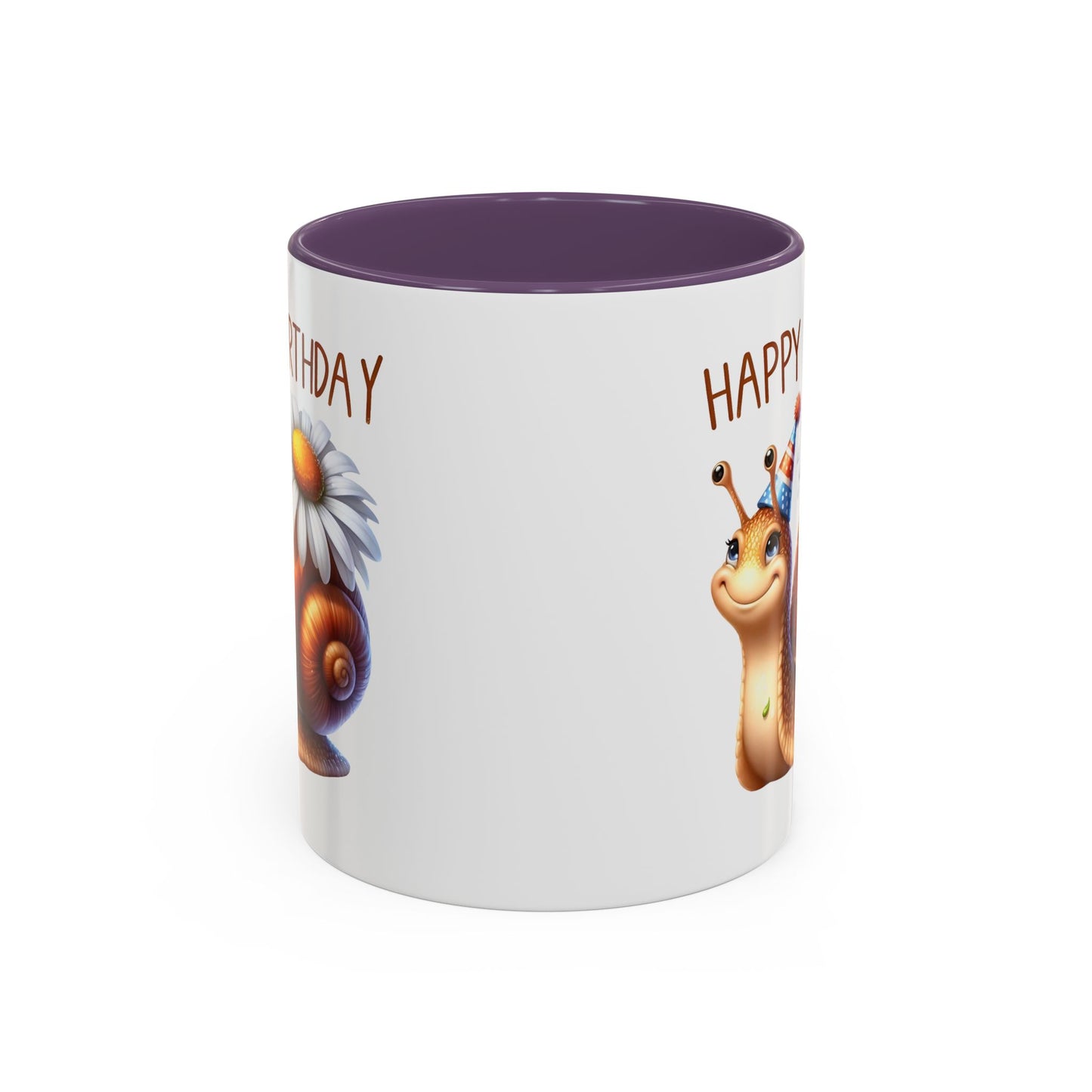 Birthday Mug - Snail Flower