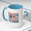 4th of July Mug - Freedom Smiley Face