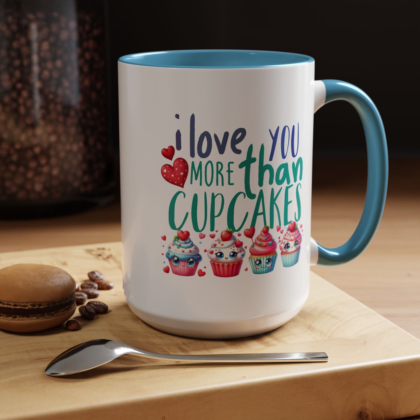 Anniversary Mug - I Love You More Than Cupcakes
