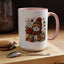 Christmas Mug - Snowman with Christmas Decorations