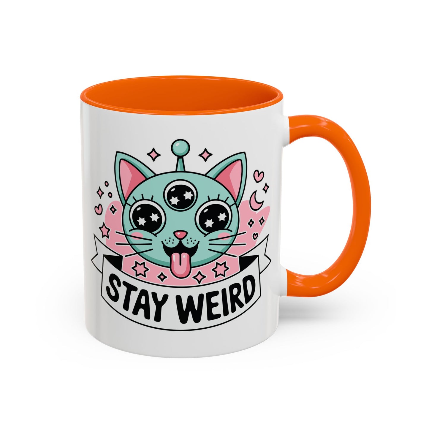 Alien Mug - Stay Weird Alien Cat