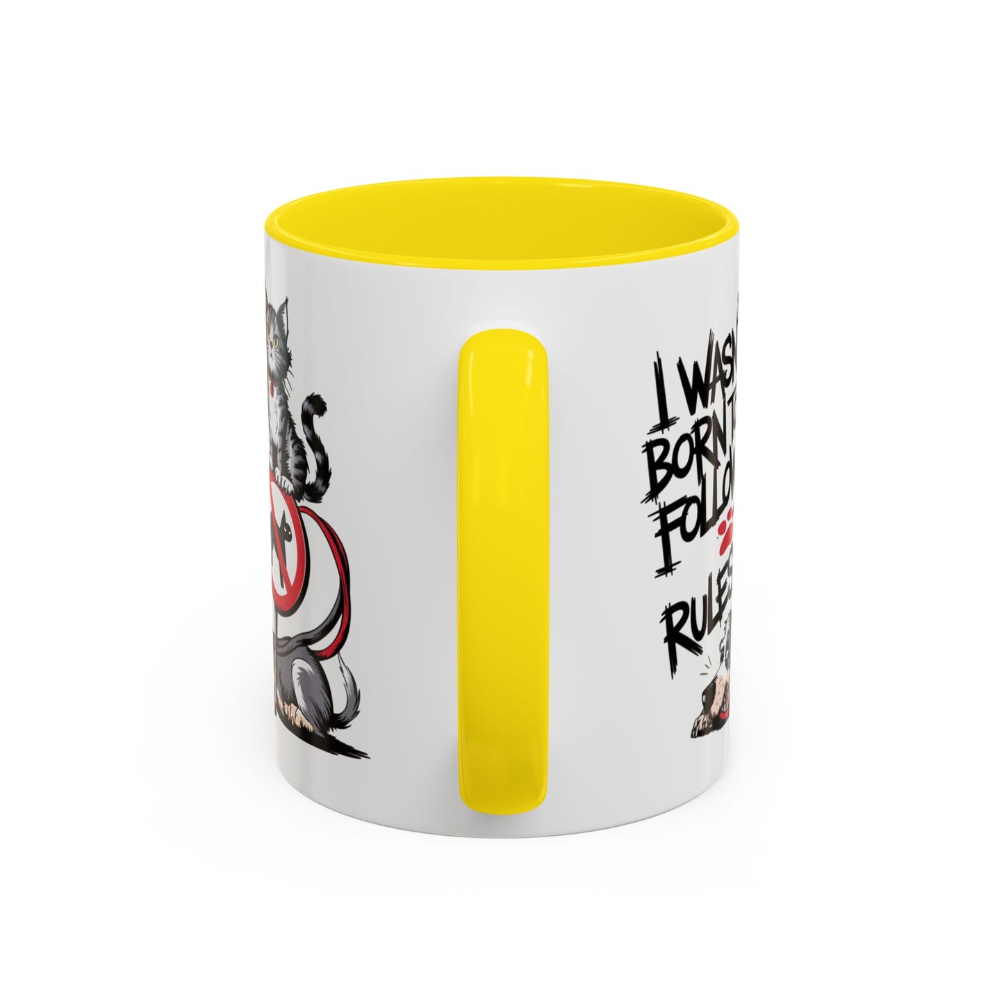 Animal Mug - I Wasn't Born To Follow Rules