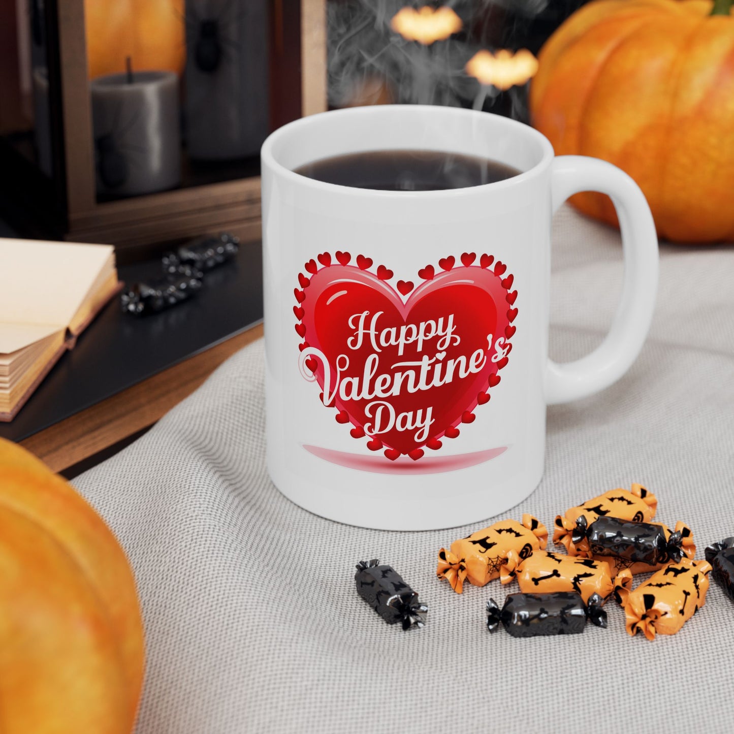 Valentine's Day Mug - Happy Red Heart