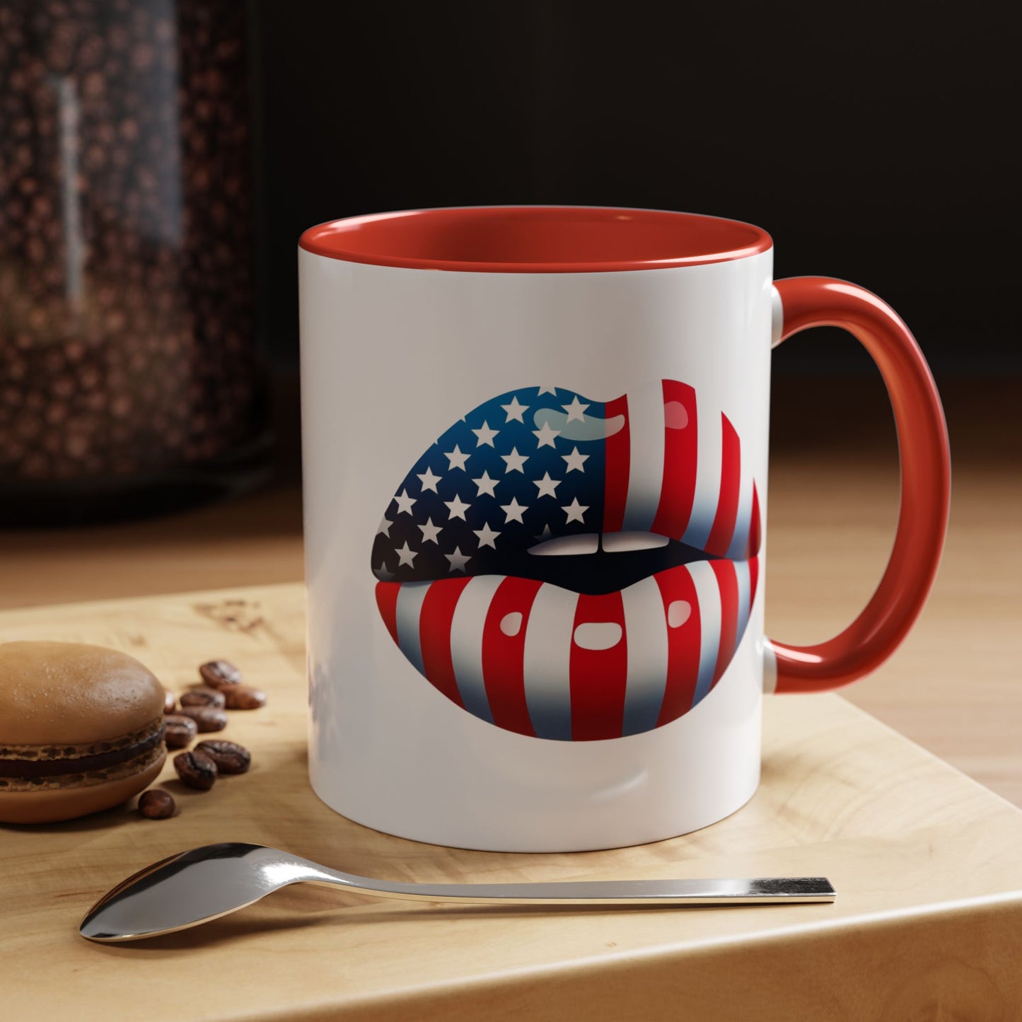 4th of July - American Flag Lips