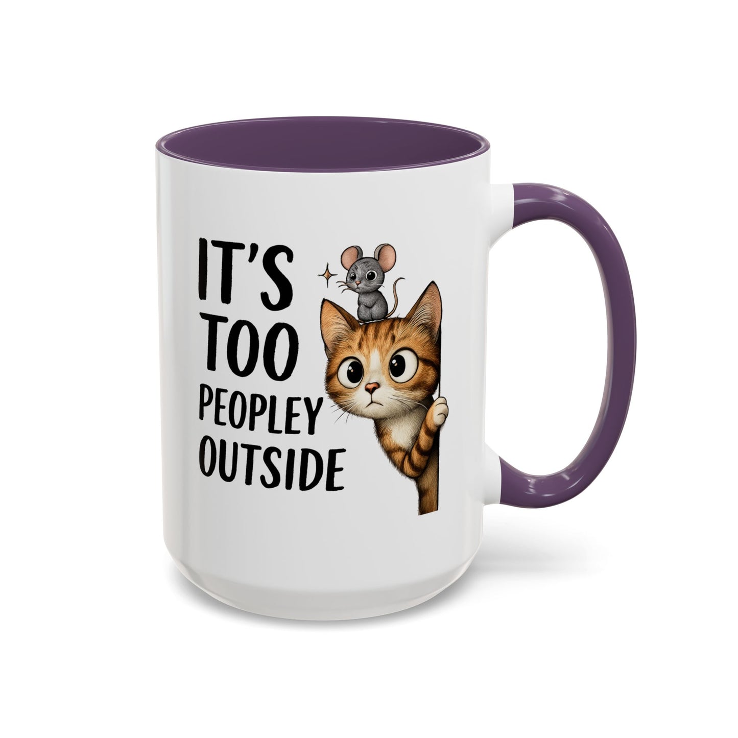 Animal Mug - It's Too Peopley Outside