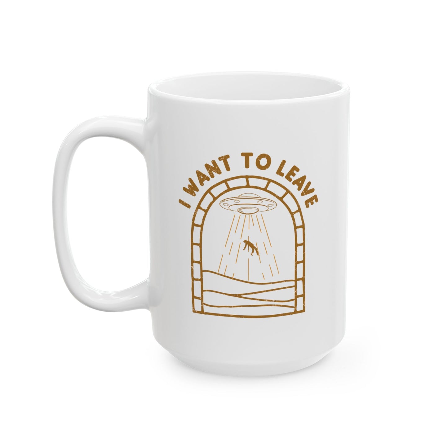 Alien Mug - I Want To Leave