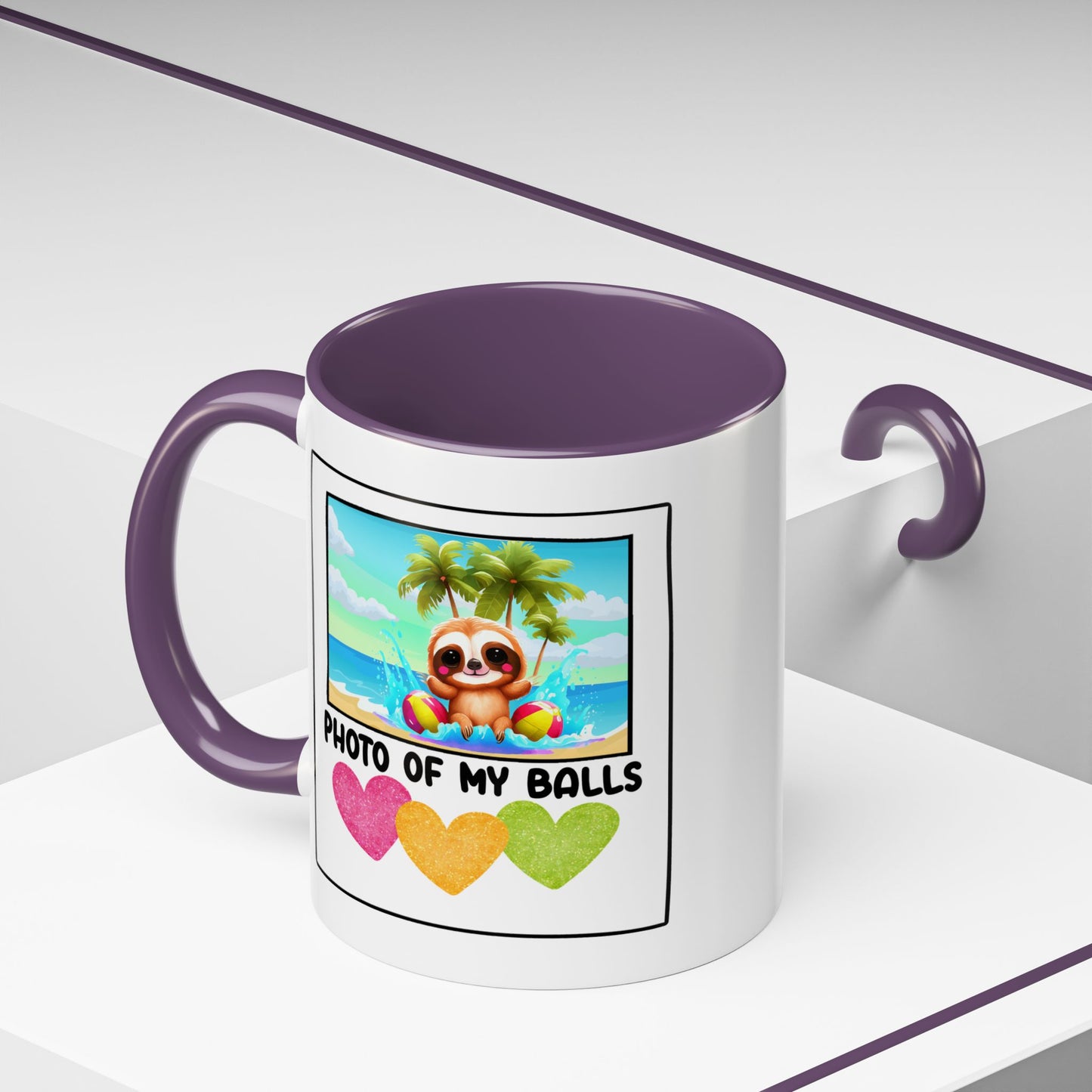 Adult Mug - Photo of My Balls