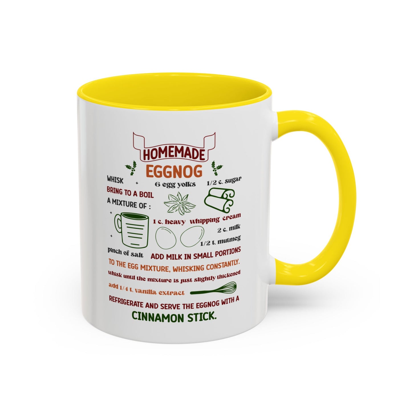 Christmas Mug - Homemade Eggnog Recipe