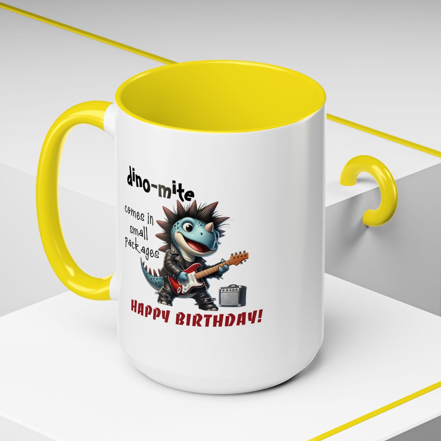 Birthday Mug - Dino-mite (Boy)
