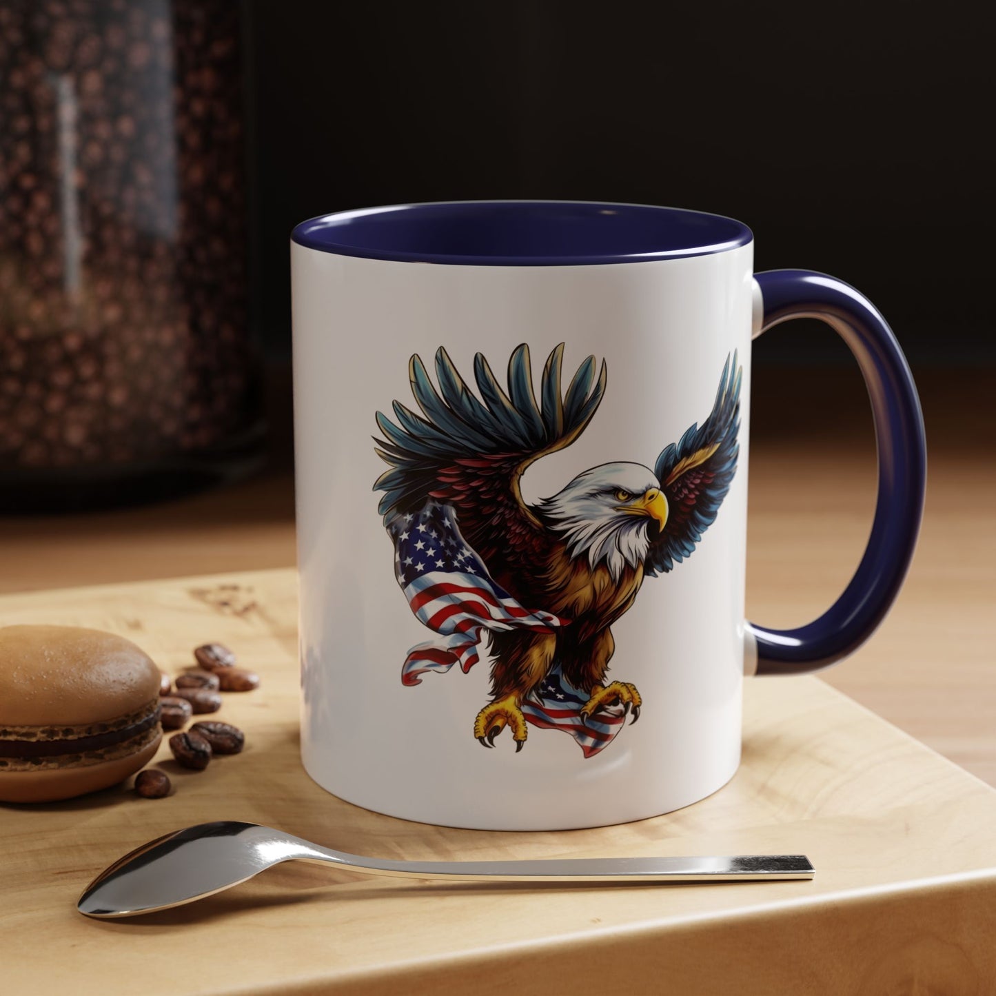 4th of July Mug - American Bald Eagle Flag 7