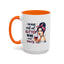 Humor Mug - I'm Made Out of Glitter Wine and Anxiety