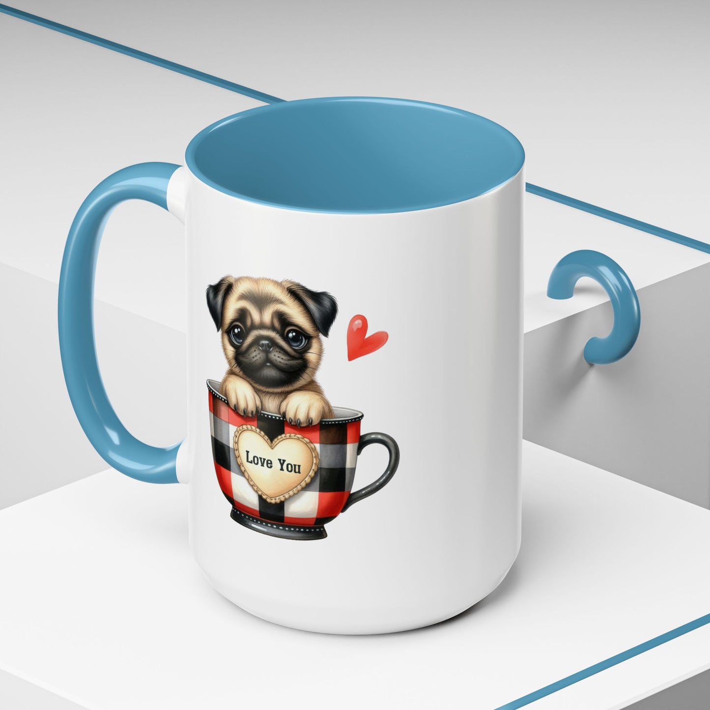 Anniversary Mug - Love You Dog Coffee Cup