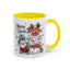 Christmas Mug - Merry Xmas Santa Snowman Reindeer